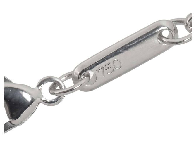 Collier Croix Chopard Happy Diamonds Saphir Argenté - vue 6