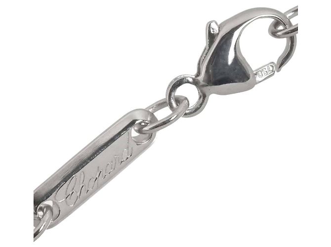 Collier Croix Chopard Happy Diamonds Saphir Argenté - vue 7
