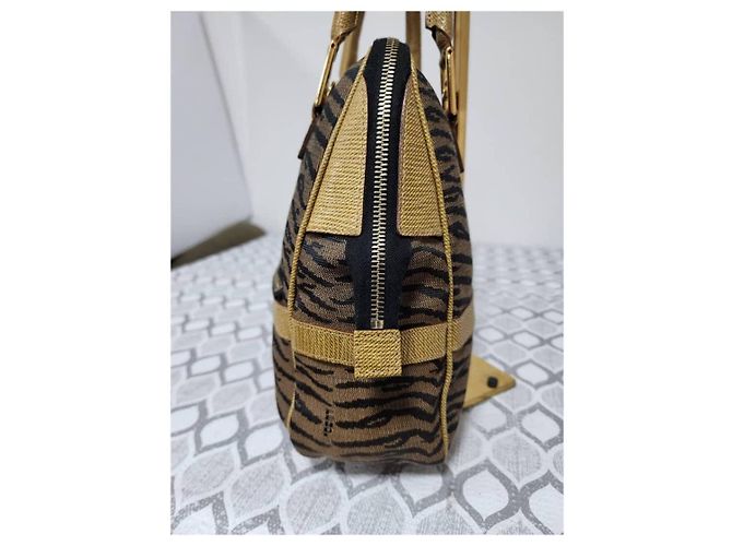 Fendi Zucca Canvas Handtasche Braun Beige - Ansicht 5