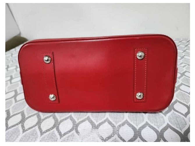 Borsa Louis Vuitton Epi Alma PM Rossa Rosso - vista 10
