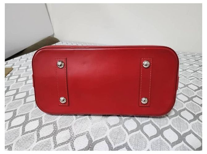 Borsa Louis Vuitton Epi Alma PM Rossa Rosso - vista 6