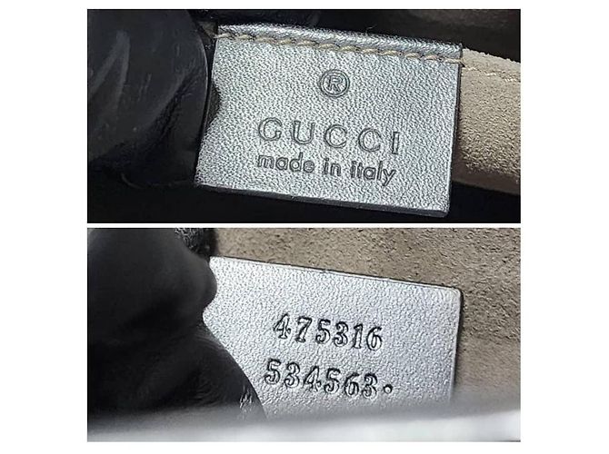 Gucci Guccissima Signature Web Clutch Nera Nero - vista 2