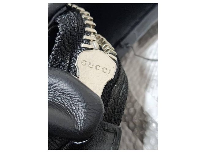 Gucci Guccissima Signature Web Clutch Nera Nero - vista 5