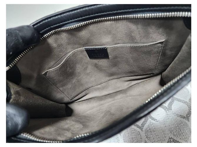 Gucci Guccissima Signature Web Clutch Nera Nero - vista 8