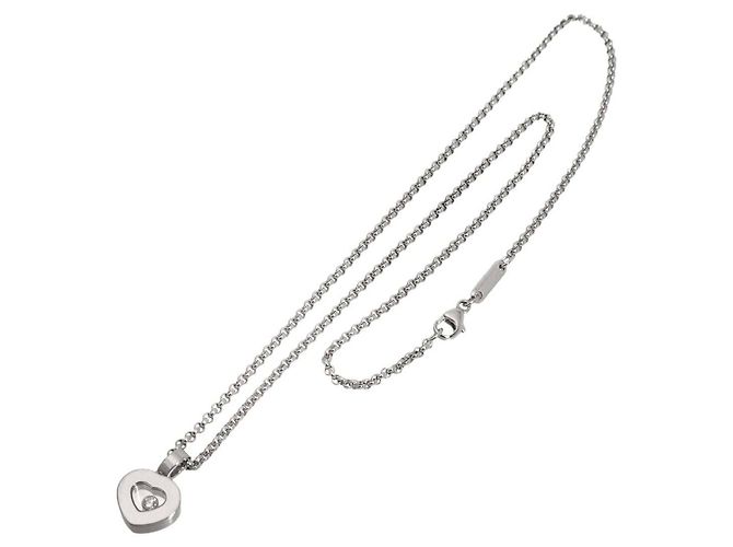 Collana Chopard Happy Diamonds Heart Argento - vista 3