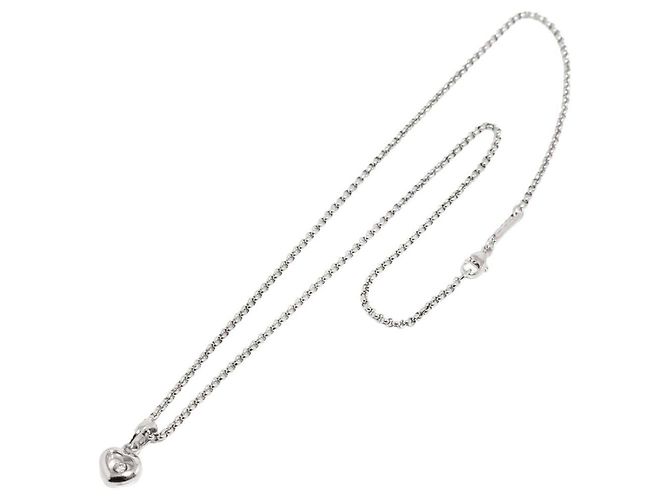 Colar Chopard Happy Diamonds Heart Prata - vista 3