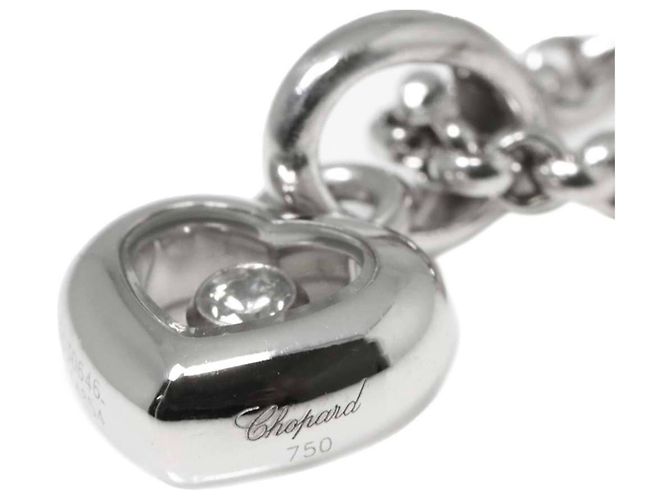 Colar Chopard Happy Diamonds Heart Prata - vista 5