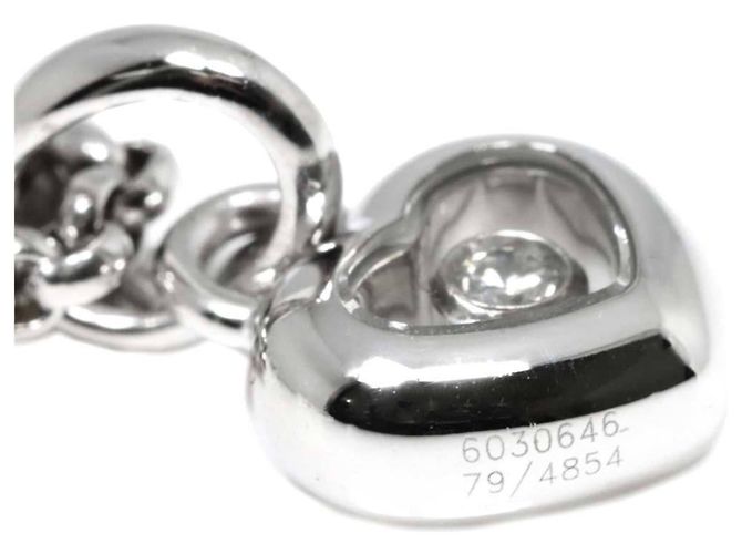 Colar Chopard Happy Diamonds Heart Prata - vista 6