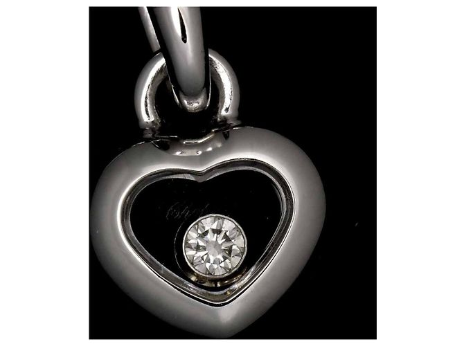Colar Chopard Happy Diamonds Heart Prata - vista 9