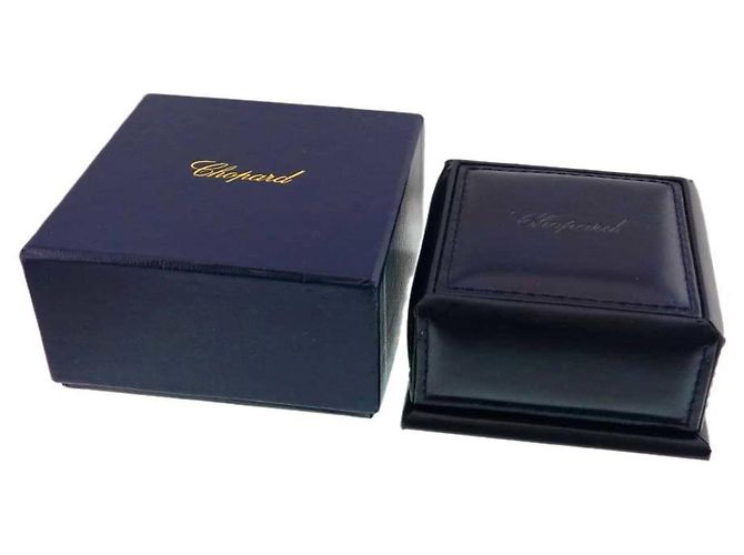 Anel Chopard Happy Diamond Heart em Ouro Branco 18K Prata - vista 10