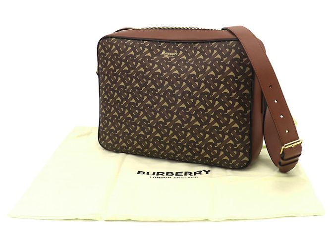 Burberry TB Monogram Schultertasche Braun - Ansicht 3