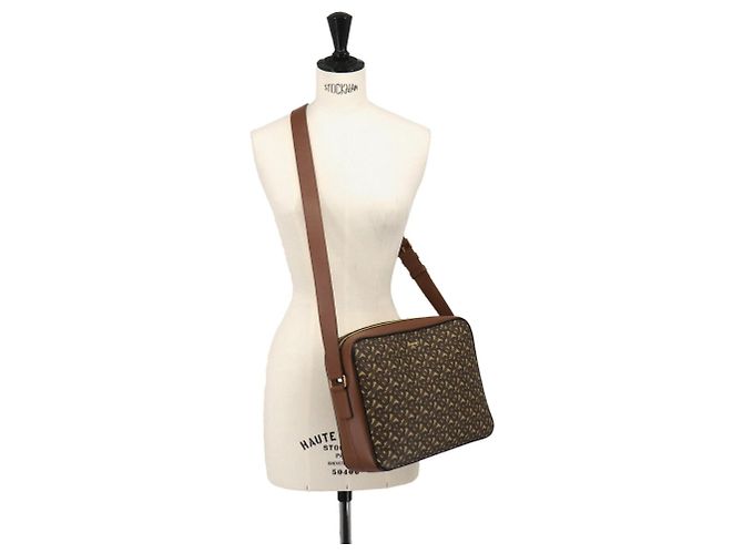 Burberry TB Monogram Schultertasche Braun - Ansicht 9