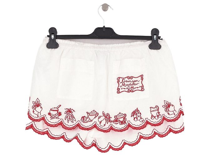 Autre Marque Damson Madder Baumwollshorts weiß - Ansicht 4