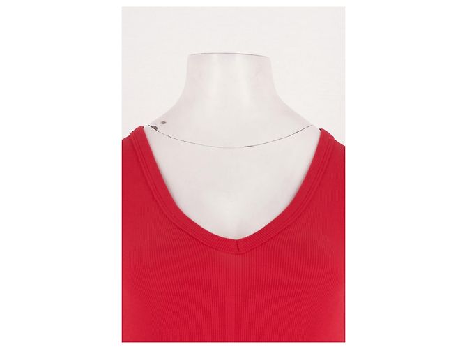 Autre Marque Top de algodón rojo Damson Madder Roja - vista 2