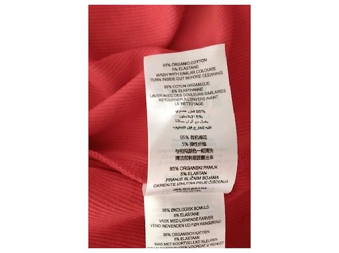 Autre Marque Top de algodón rojo Damson Madder Roja - vista 8
