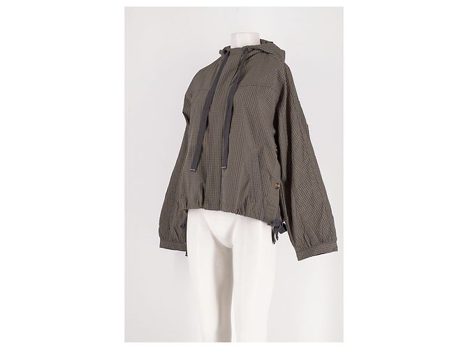 Autre Marque Giacca in cotone Damson Madder kaki Cachi - vista 4