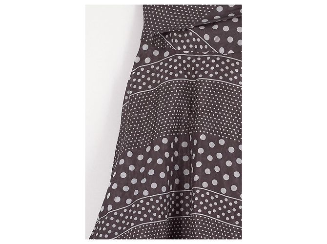 Autre Marque Gonna in cotone grigia DAMSON MADDER Grigio - vista 3