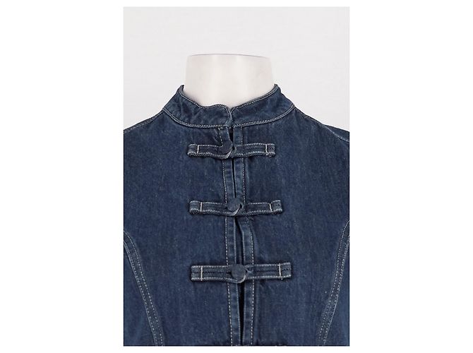 Autre Marque Top in denim blu DAMSON MADDER - vista 2