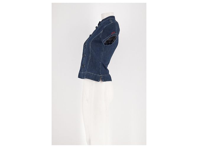 Autre Marque Top in denim blu DAMSON MADDER - vista 5