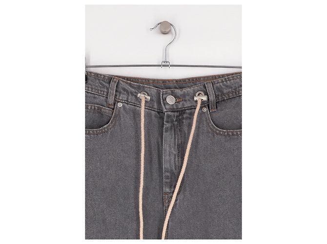 Autre Marque MUNTHE Wide Leg Jeans Grau - Ansicht 2