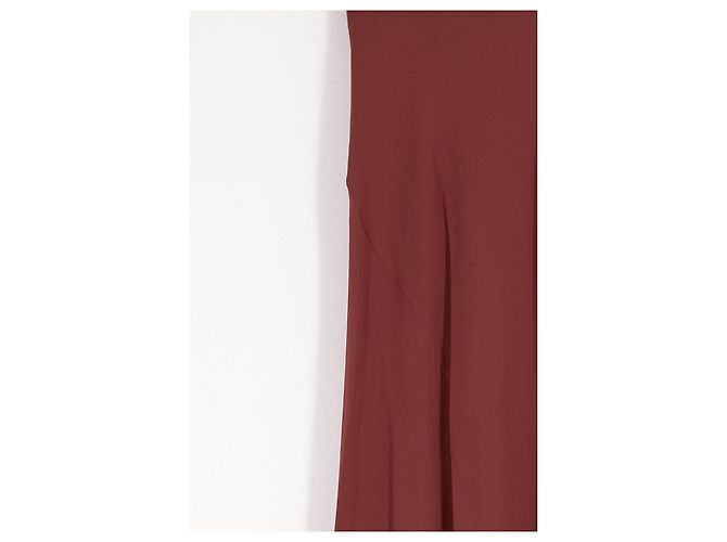 Autre Marque Gonna midi bordeaux in cotone CORTANA XS Bordò - vista 3