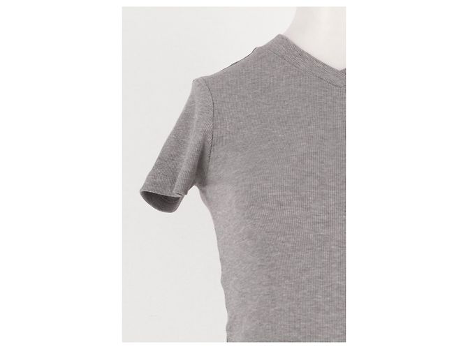 Autre Marque Top ajustado cinza de viscose Damson Madder - vista 3