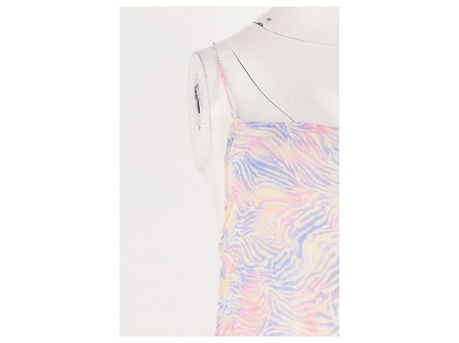 Autre Marque Mehrfarbiges Seidenkleid Mehrfarben - Ansicht 3