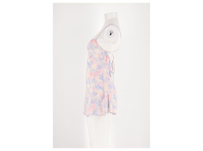 Autre Marque Mehrfarbiges Seidenkleid Mehrfarben - Ansicht 5