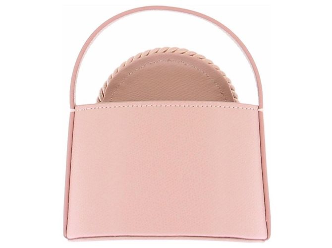 Autre Marque Mini-Tasche aus Leder mit Posamenten-Details Pink - Ansicht 3