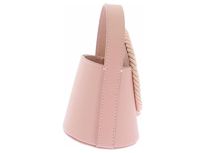Autre Marque Mini-Tasche aus Leder mit Posamenten-Details Pink - Ansicht 4