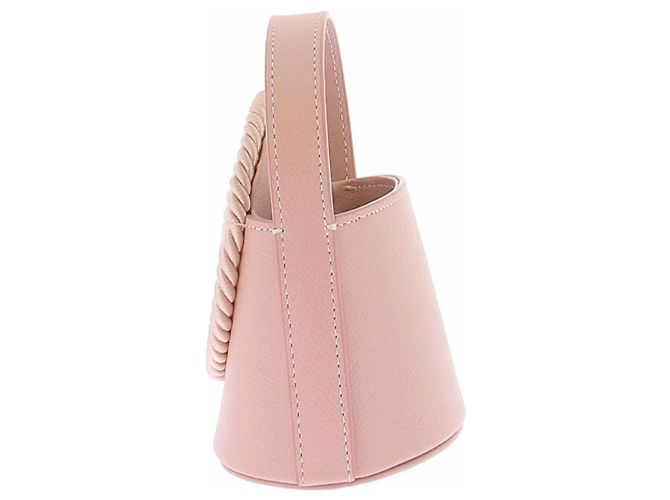 Autre Marque Mini-Tasche aus Leder mit Posamenten-Details Pink - Ansicht 5