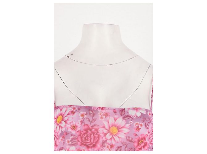 Autre Marque SOMMER Seidenkleid Rosa XS Pink - Ansicht 2