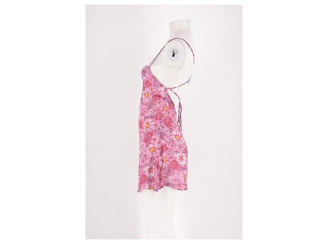 Autre Marque SOMMER Seidenkleid Rosa XS Pink - Ansicht 5