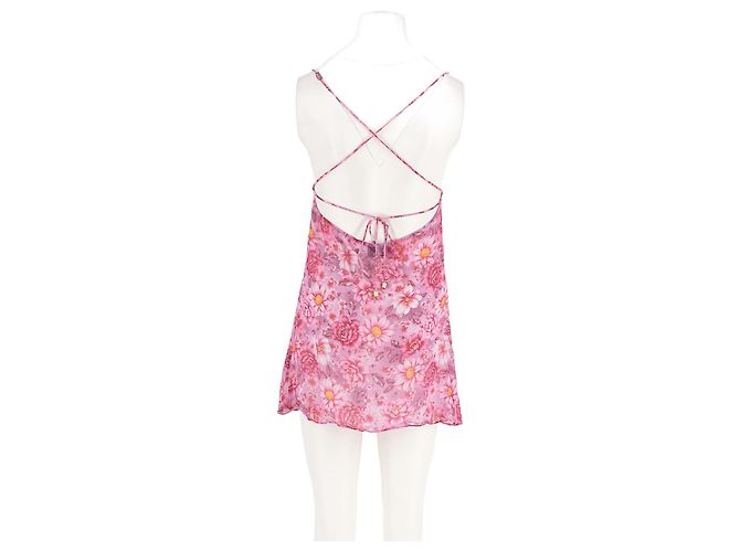 Autre Marque SOMMER Seidenkleid Rosa XS Pink - Ansicht 6