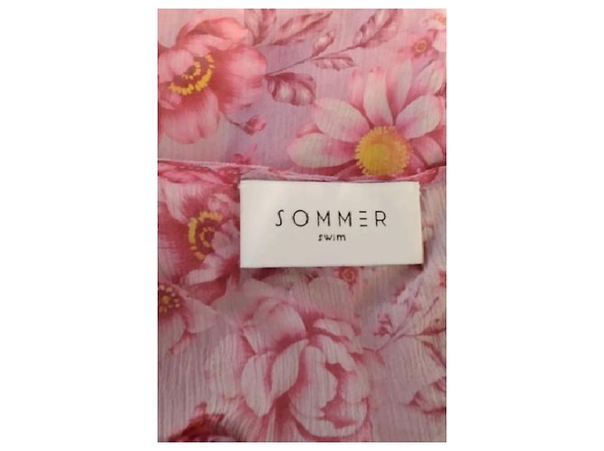 Autre Marque SOMMER Seidenkleid Rosa XS Pink - Ansicht 7