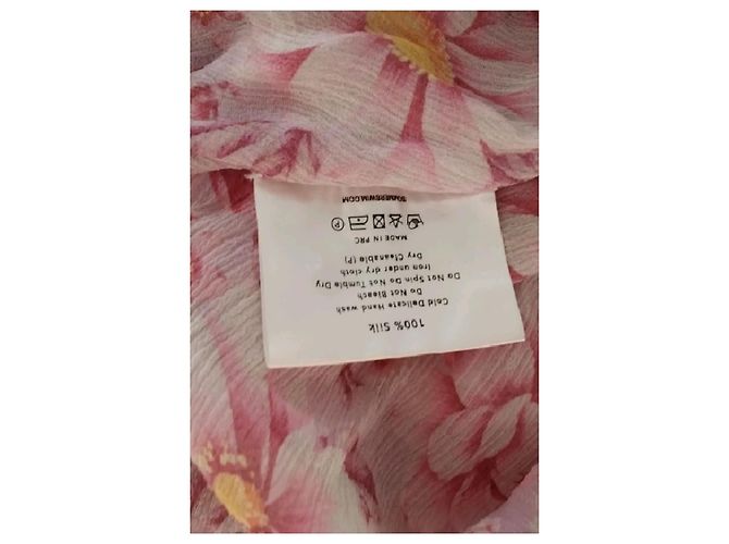 Autre Marque SOMMER Seidenkleid Rosa XS Pink - Ansicht 8