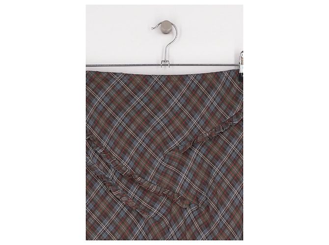 Autre Marque Falda de algodón marrón DAMSON MADDER Castaño - vista 2
