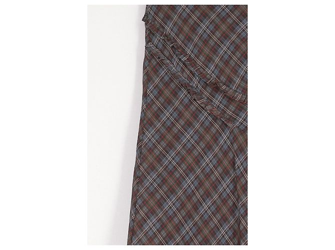 Autre Marque Falda de algodón marrón DAMSON MADDER Castaño - vista 3