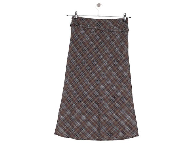 Autre Marque Falda de algodón marrón DAMSON MADDER Castaño - vista 4