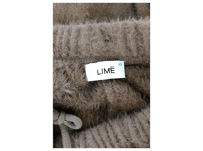 Autre Marque Pantalones de chándal holgados marrones LIME Castaño - vista 5