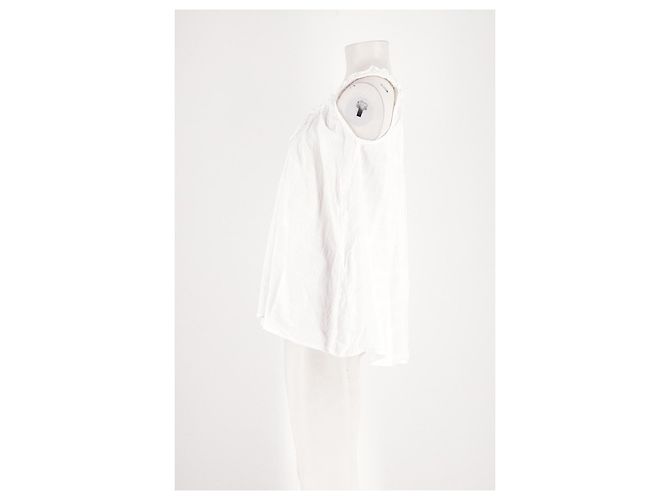 Autre Marque Top de algodón blanco COLLUSION XS - vista 5