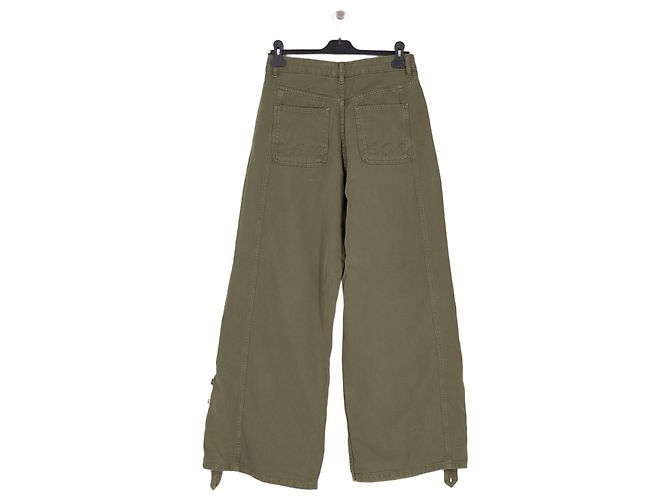 Autre Marque Vaqueros wide leg DAMSON MADDER caqui - vista 4