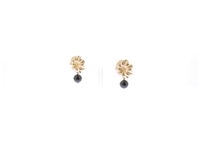 Autre Marque Pendientes "Daisy" Dorado - vista 2