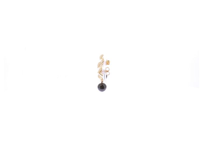 Autre Marque Pendientes "Daisy" Dorado - vista 4