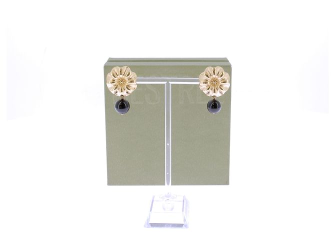 Autre Marque Pendientes "Daisy" Dorado - vista 6