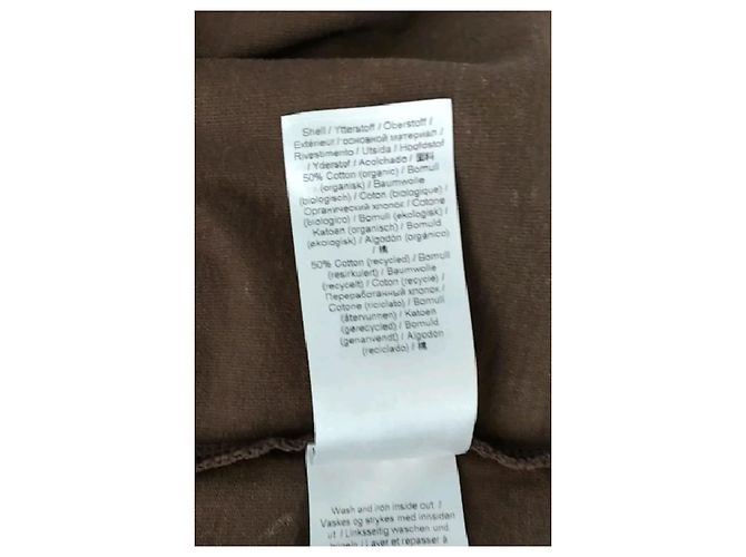 T-shirt Ganni marrone in cotone - vista 8