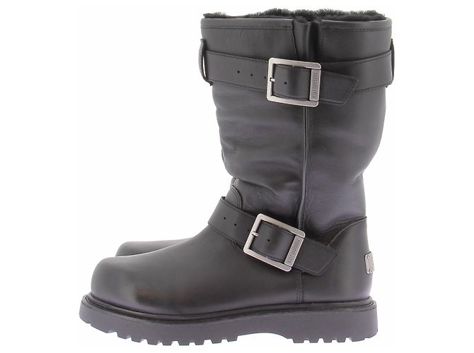 Autre Marque Botas Biker WILLY CHAVARRIA X UGG de piel negra 41 Negro - vista 2
