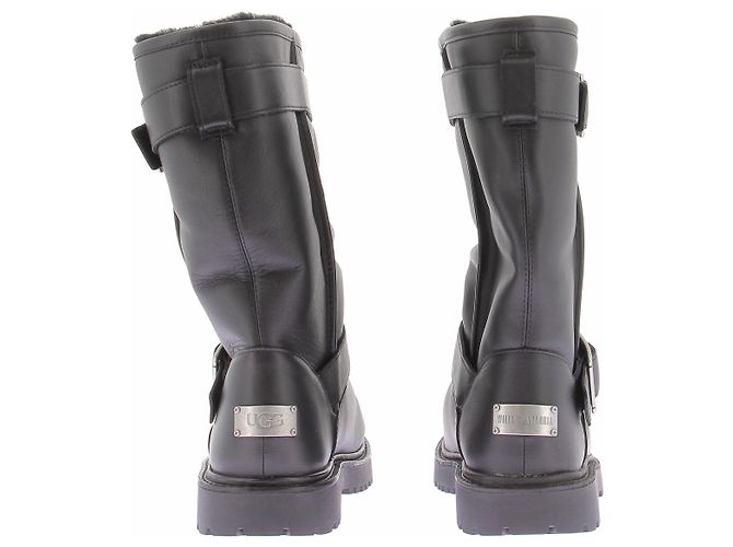 Autre Marque Botas Biker WILLY CHAVARRIA X UGG de piel negra 41 Negro - vista 7