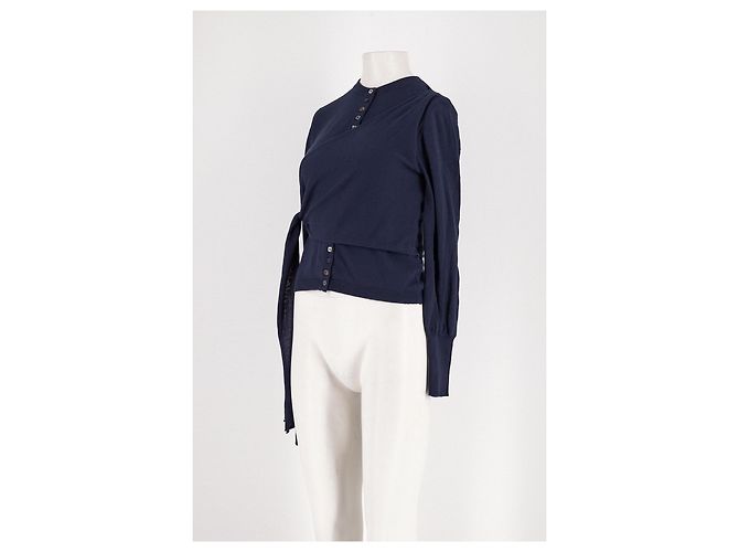 Autre Marque Cardigan "Venna" marino Azul marino - vista 4