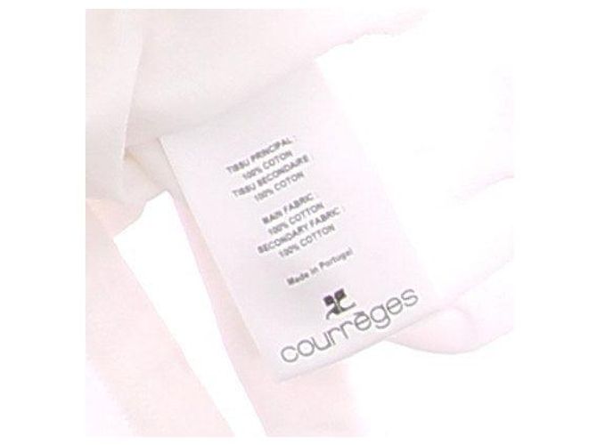 Courreges Canotta asimmetrica bianca Bianco - vista 6